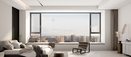 Flexível de alumínio inclinação e virar janelas de segurança de alumínio de substituição de janelas