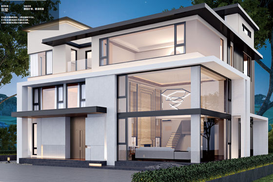 Janela aberta de alumínio com vidro isolado temperado e vidro laminado temperado