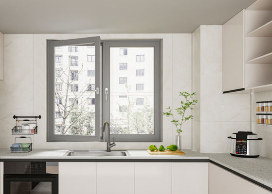 SZG Economia de espaço de alumínio para fora abrindo janelas para a máxima circulação de ar