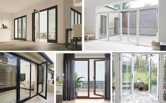 Porta giratória de alumínio revestida em pó Eco-friendly para uso a longo prazo