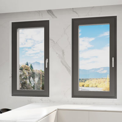 Janela de revestimento de abertura externa para residência personalizada Instalação fácil