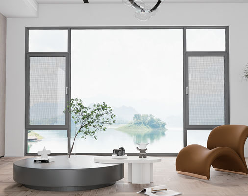 Janela de revestimento de abertura externa para residência personalizada Instalação fácil