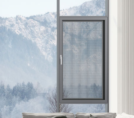 Janela de revestimento de abertura externa para residência personalizada Instalação fácil