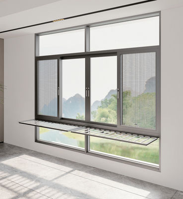 Fácil Instalação Alumínio Janela Deslizante Residencial Para Ar Interior Fresco