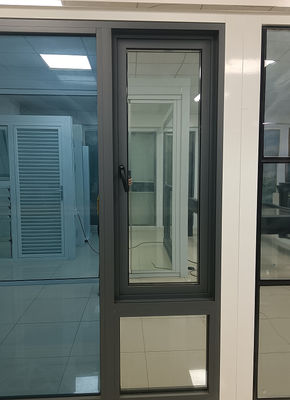 Janela moderna que balança para fora, durável, com vidro duplo