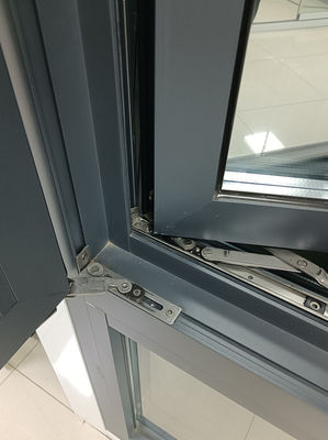 Janela moderna que balança para fora, durável, com vidro duplo