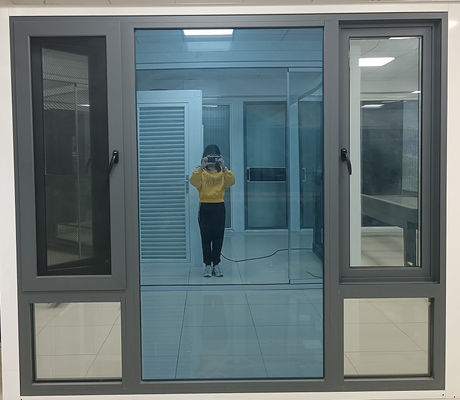 Anodizado Finished Aluminium Swing Window Customized Aluminum Casement Windows