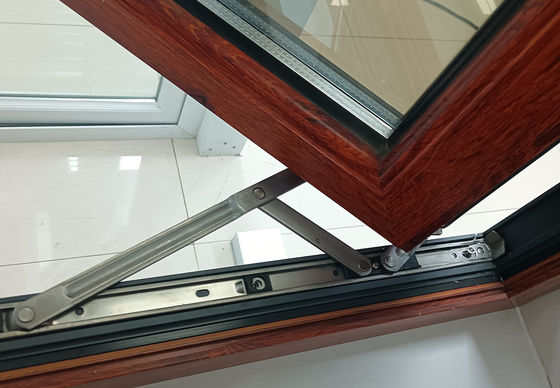 Janela giratória de alumínio de revestimento em pó