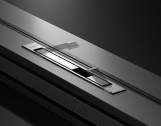 Quadro de alumínio de vidro dobrável portas de pátio de alta segurança resistência a furacões