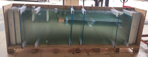 Quadro de alumínio de vidro dobrável portas de pátio de alta segurança resistência a furacões