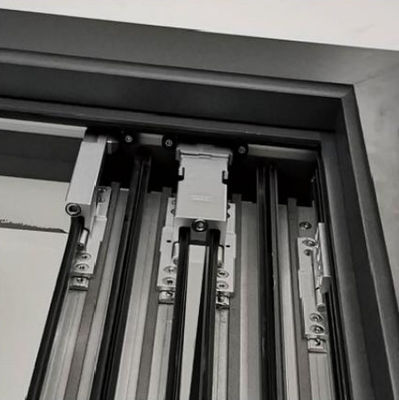 Porta de Patio de vidro isolante de alumínio Pórteis de alumínio duplo personalizados Branco