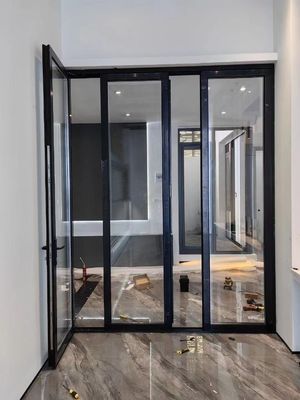 Resistência a furacões Porta interna de alumínio duplo revestimento em pó