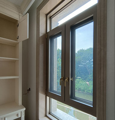 Janela balançante de alumínio de vidro de vidro de vidro de vidro