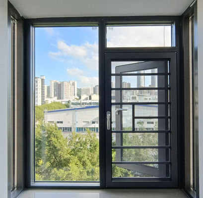 Alta Segurança Bloqueável Janela Balança Aberta Com Bloqueio Multi-Ponto