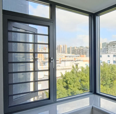 Janela balançante de alumínio personalizável revestida de pó