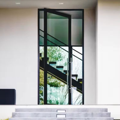 Portão de entrada de vidro laminado