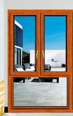 Revestimento em pó de alumínio inclinação virar janelas com resistência ao calor e à prova de som