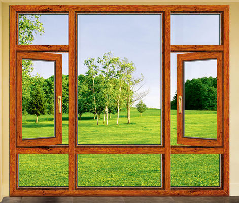 Revestimento em pó de alumínio inclinação virar janelas com resistência ao calor e à prova de som