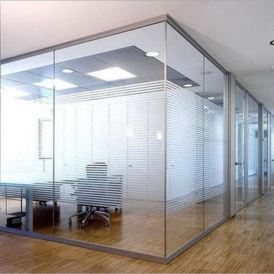 Design moderno Segurança Vidro sem enquadramento Paredes de escritório Vidro laminado insonorizado