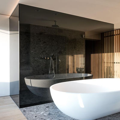 Vidro Tintado de Cores Vários vidros interiores divisórias de vidro para uso doméstico com moldura de alumínio