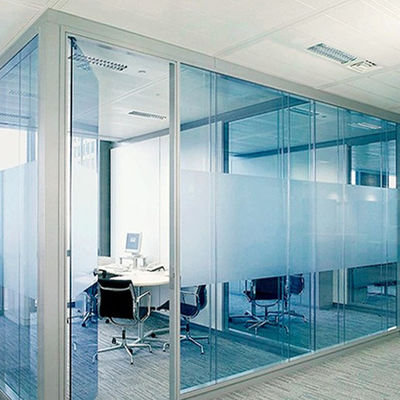 Vidro Tintado de Cores Vários vidros interiores divisórias de vidro para uso doméstico com moldura de alumínio