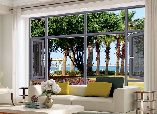 Janela de alumínio resistente a intempéries