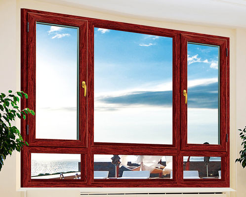 Janela de alumínio com perfis isolantes e resistência à corrosão