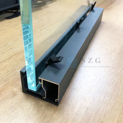 Instalação fácil Parede divisória de vidro Isolamento acústico Parede divisória de escritório