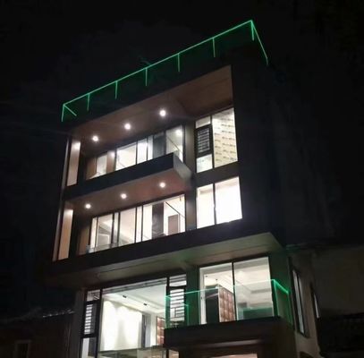 Fácil de instalar Grelha de vidro de alumínio U Channel Moderna com luz LED