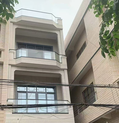 Barranco de vidro de alumínio compacto U-Channel Balustrade de vidro de alumínio à prova d'água