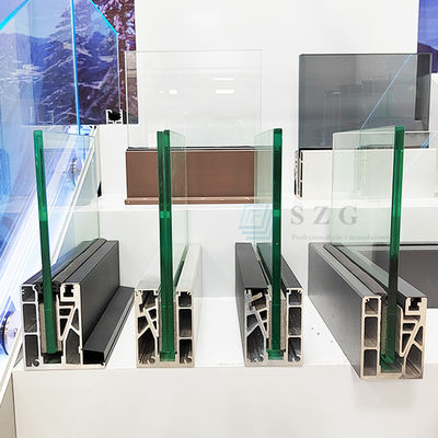 Revestimento em pó de baldaquinhas de vidro sem quadro para habitação