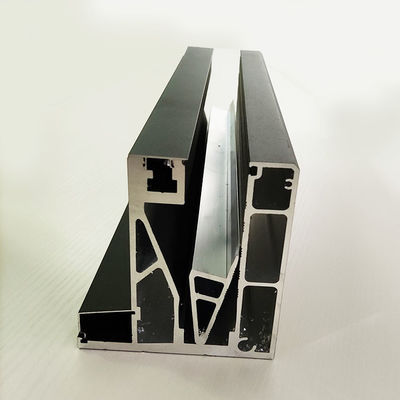 Barranco de vidro de alumínio moderno U Channel Barranco de balcão de vidro personalizado sem quadro