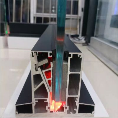 Barranco de vidro sem quadro com luzes LED e garantia de mais de 5 anos