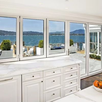 Controle de temperatura Isolamento acústico Janela com espessura de vidro personalizável Alumínio-aço inoxidável-vidro