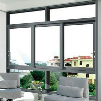 Janela de alumínio de ruptura térmica com hardware de aço inoxidável para construção