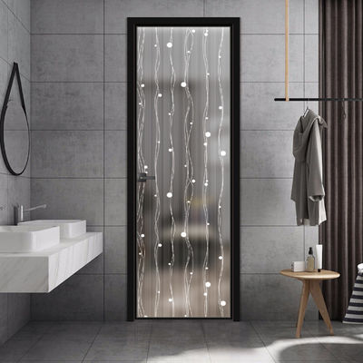 Porta balançante de alumínio durável com estrutura de liga de alumínio 6063-T5 e mais de 5 anos de garantia para temperaturas extremas