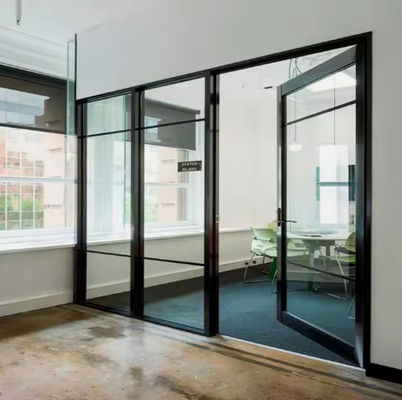 Porta giratória de alumínio de abertura automática com suporte online 24 horas e garantia de mais de 5 anos