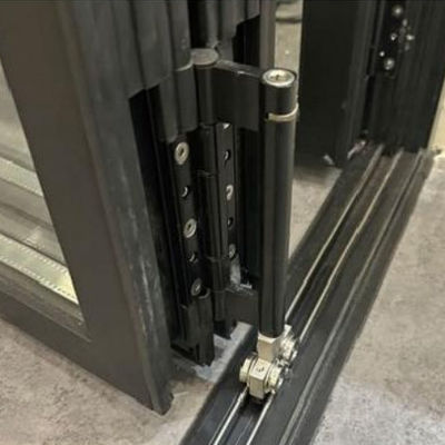 Sistema de porta dupla de alumínio para uso doméstico em restaurantes