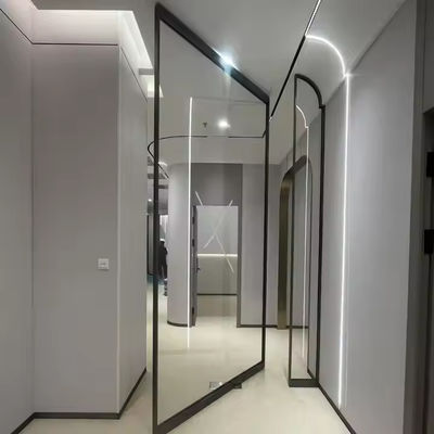 Modern Residential Design Alumínio Porta Pivot Front com 304 Hardware de aço inoxidável e perfil de alumínio