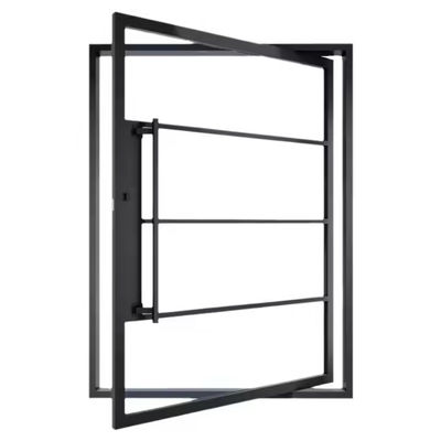 Modern Residential Design Alumínio Porta Pivot Front com 304 Hardware de aço inoxidável e perfil de alumínio