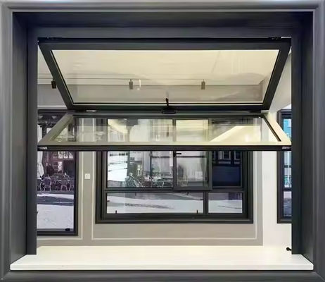 Janela bifold à prova de furacão comercial com vedação de janela e hardware de tira de borracha EDPM
