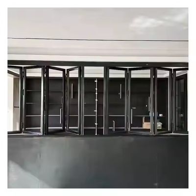 Janela bifold à prova de furacão comercial com vedação de janela e hardware de tira de borracha EDPM