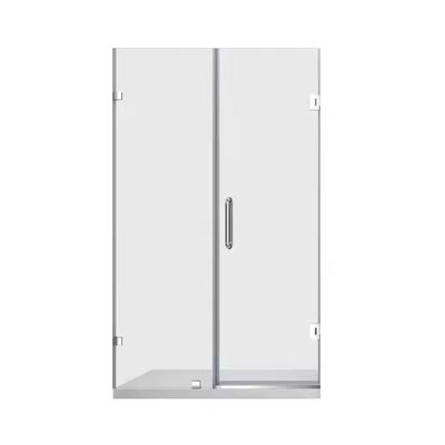 Porta de tela de vidro de banho impermeável e fácil de limpar com quadro fino