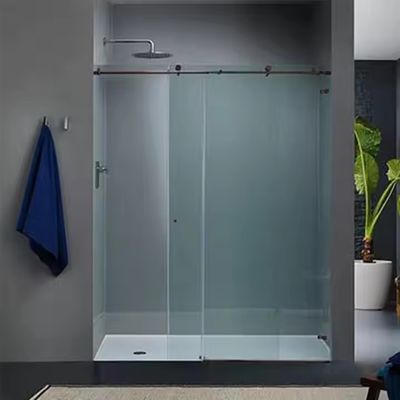 Porta de divisória interna de vidro com espessura de perfil de 1,4 mm Vidro congelado e vida útil de 50 anos