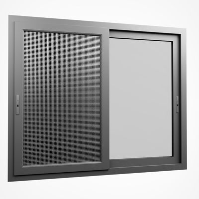 Janela deslizante de vidro duplo com estrutura de liga de alumínio e vidro isolado para uma vida útil de 50 anos