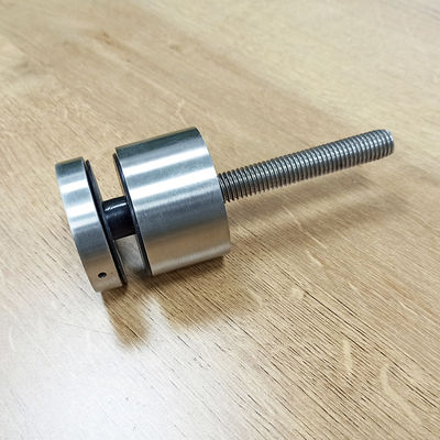 Sistema de guarda-corpo de vidro com espaçador ajustável em aço inoxidável 304/316 com diâmetro de 30mm/42,4mm para vidro de 8-12mm