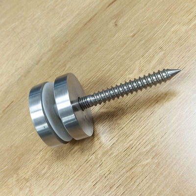 Sistema de guarda-corpo de vidro com espaçador ajustável em aço inoxidável 304/316 com diâmetro de 30mm/42,4mm para vidro de 8-12mm