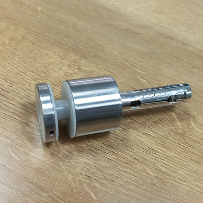 Sistema de guarda-corpo de vidro com espaçador ajustável em aço inoxidável 304/316 com diâmetro de 30mm/42,4mm para vidro de 8-12mm