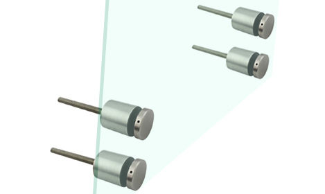 Aço inoxidável para fixação de suportes de painel para parafusos para escadas externas
