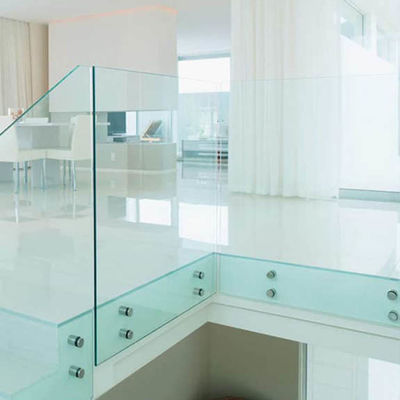 Pino de fixação distanciador para corrimão de vidro sem moldura, montagem em parede, ajustável, em aço inoxidável